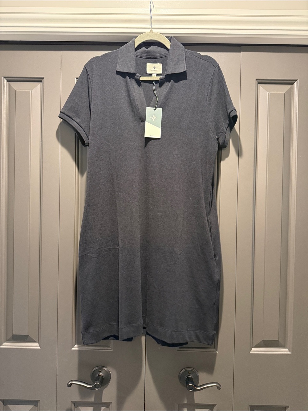 Tuckernuck Black Polo Dress - size medium